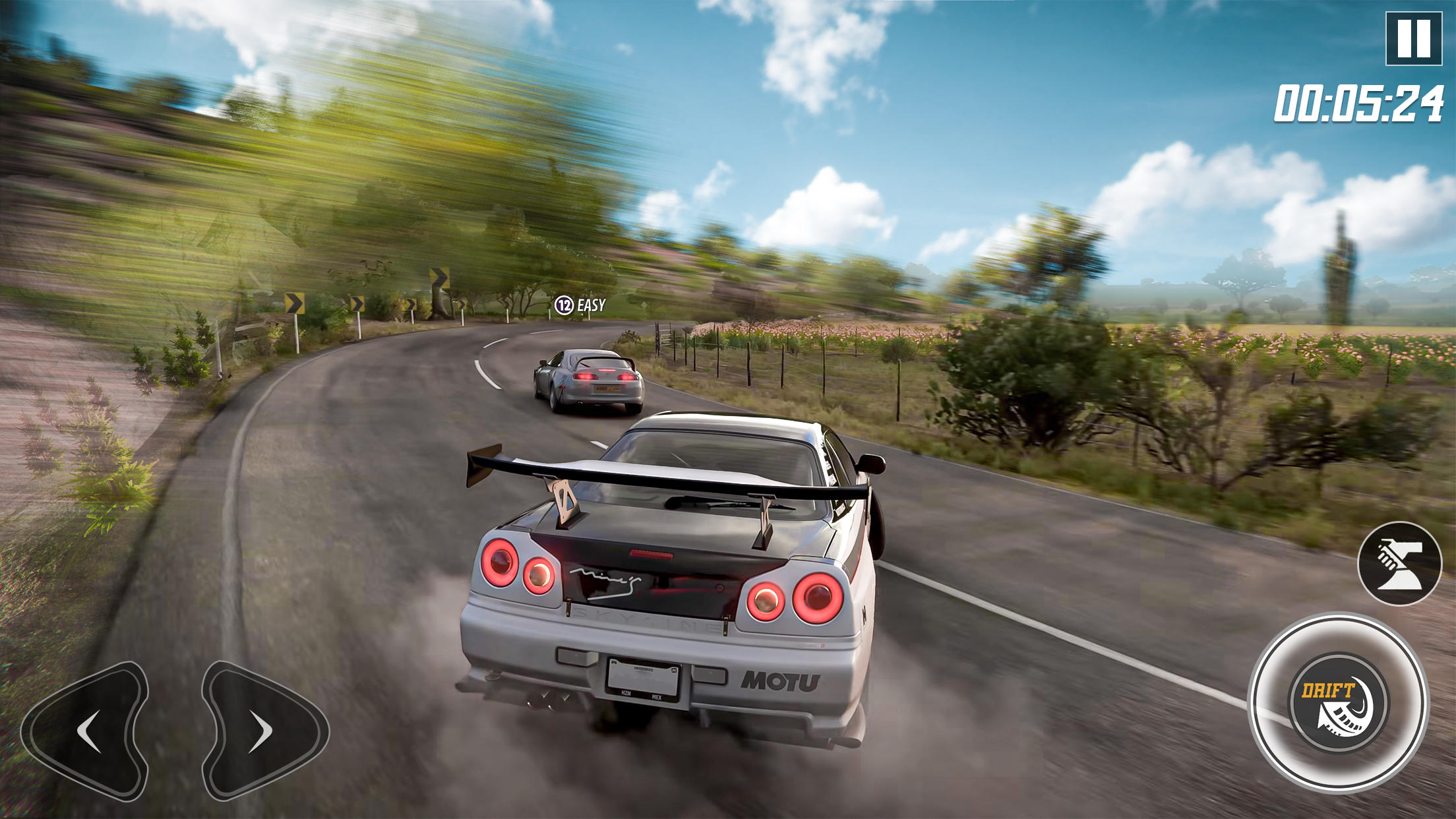 Drift Car Diving Drifting game Game Screenshot
