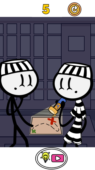 Draw One Part. Stickman Games Game Screenshot