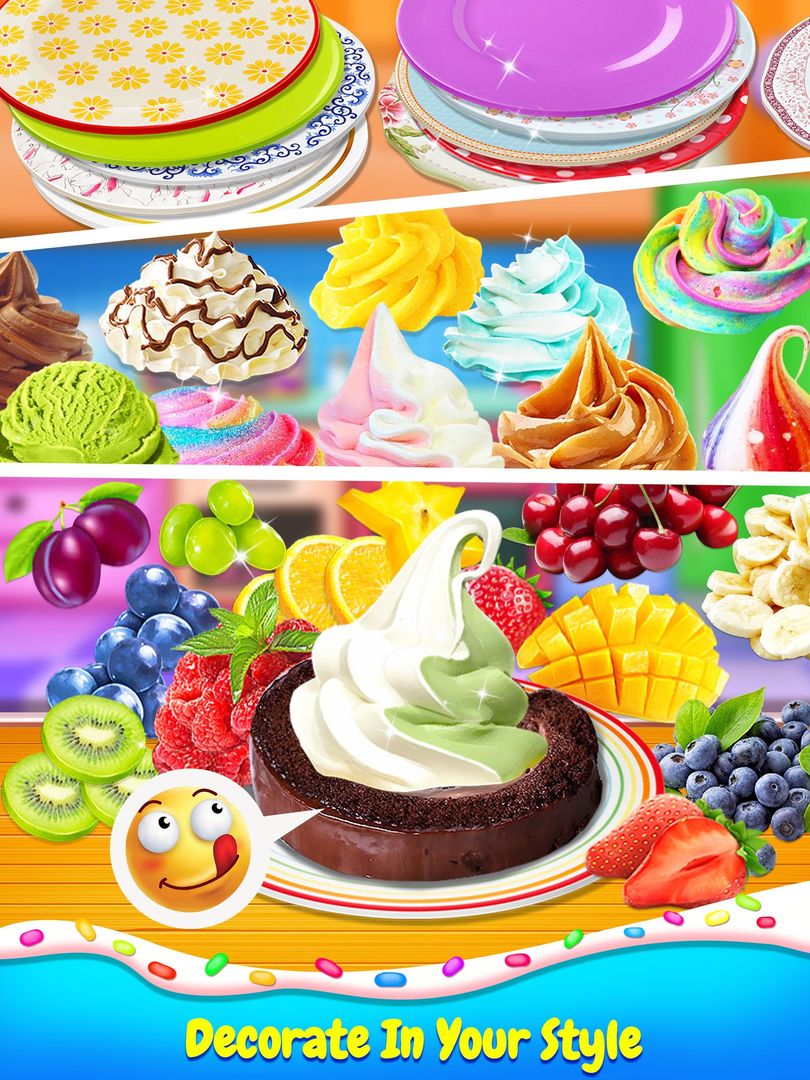 Ice Cream Cake Roll Maker - Super Sweet Desserts 게임 스크린 샷