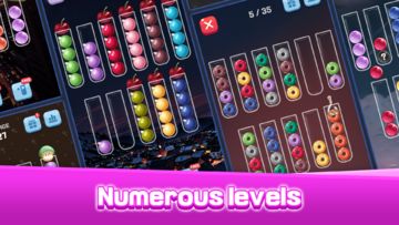 Sorting Ball Quiz Game Screenshot