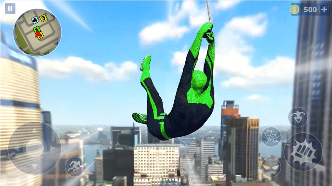 Spider Rope Hero: Ninja Gangster Crime Vegas City 게임 스크린 샷