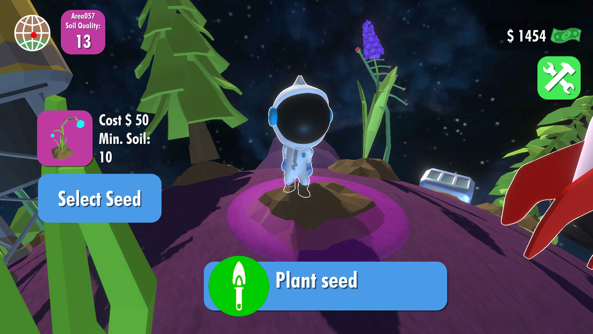 Planet Garden 3d Game Screenshot