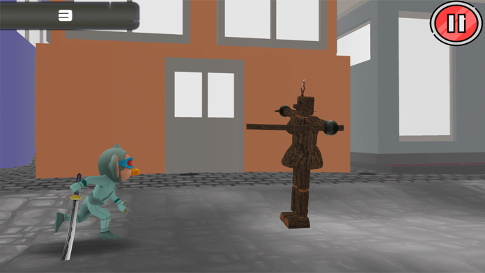 Running ninja monkey fighter Game Screenshot