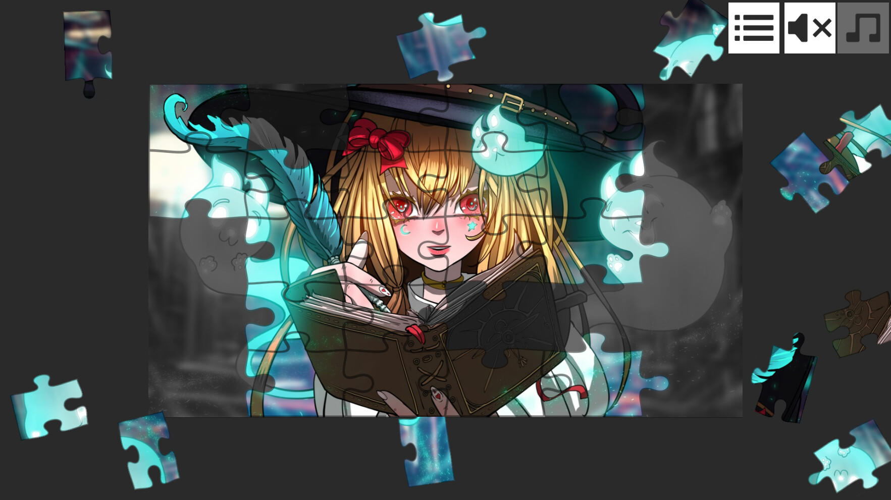 Скриншот игры Jigsaw Puzzle - Anime Girls