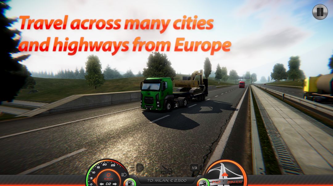 Screenshot of Truckers of Europe 2