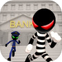 Stickman Bank Robbery Escape