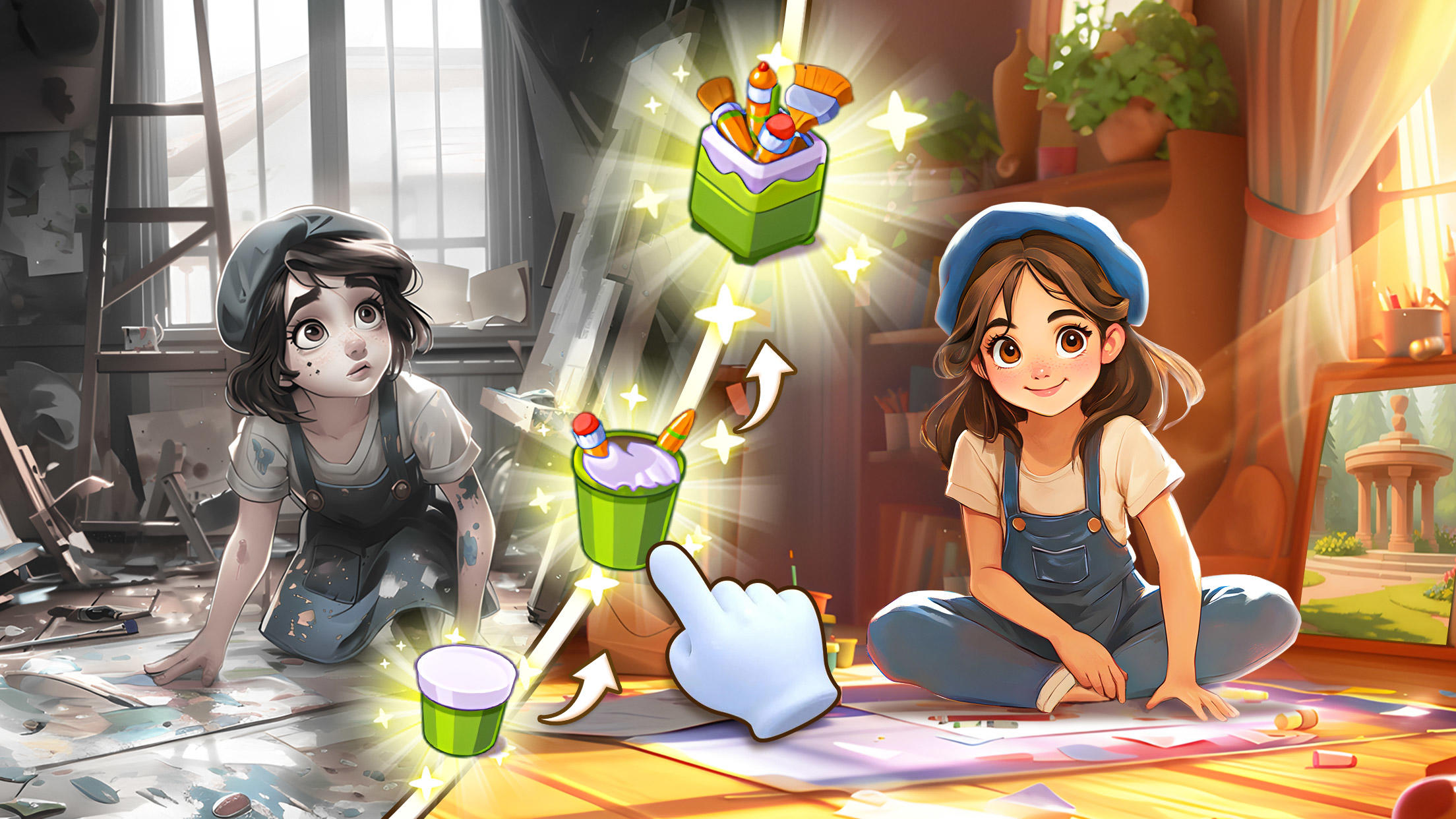 Merge Artist: Merge Games Game Screenshot
