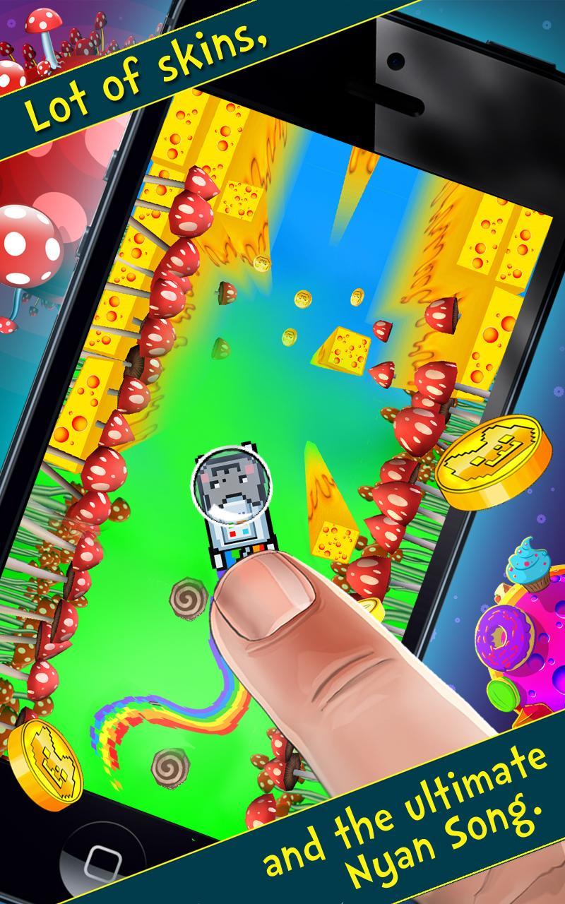 Скриншот игры Nyan Cat: The Space Journey