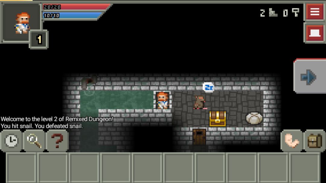 Screenshot of Remixed Dungeon: Pixel Rogue