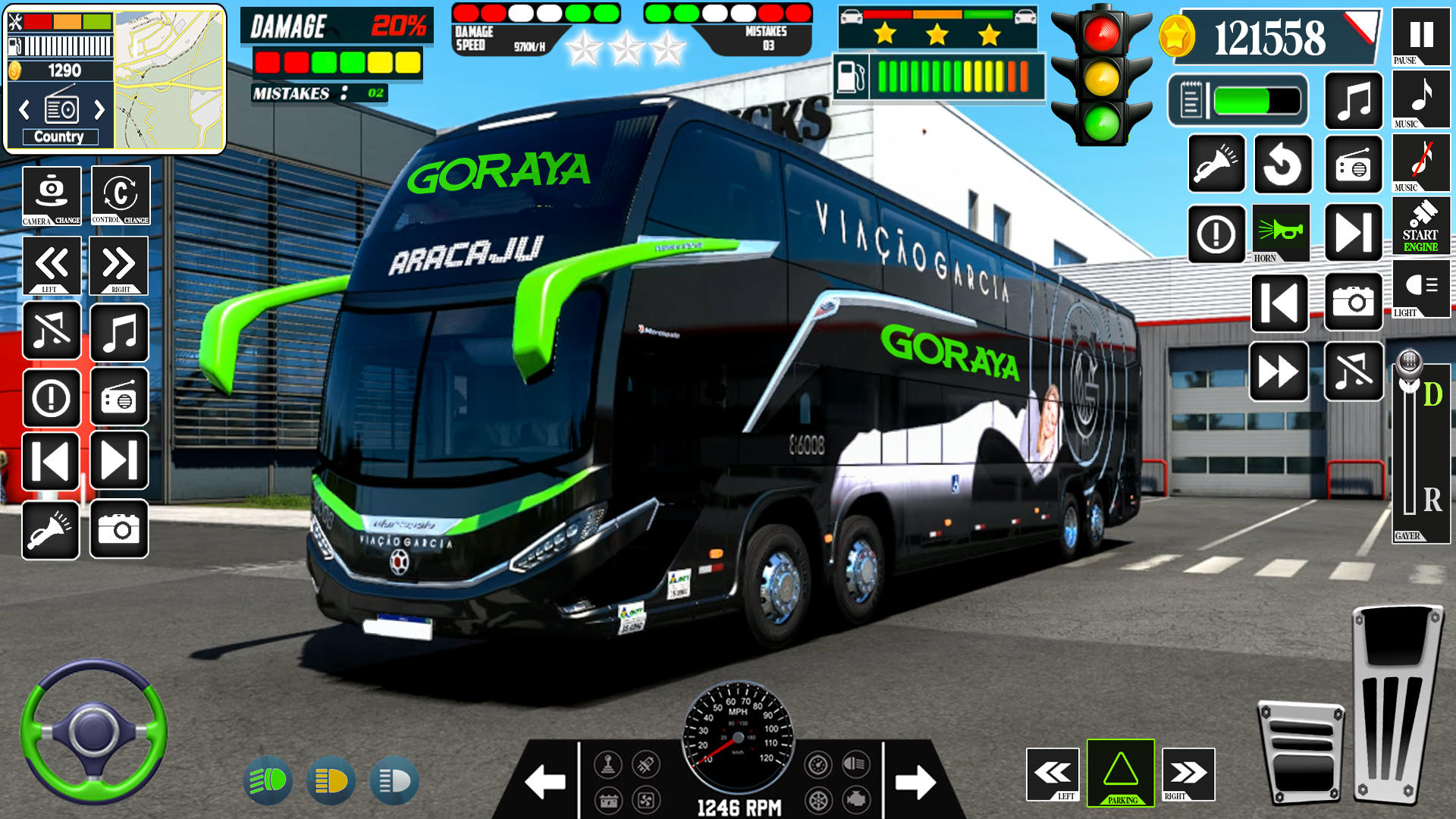 Captura de Tela do Jogo US Bus Driving School 2023