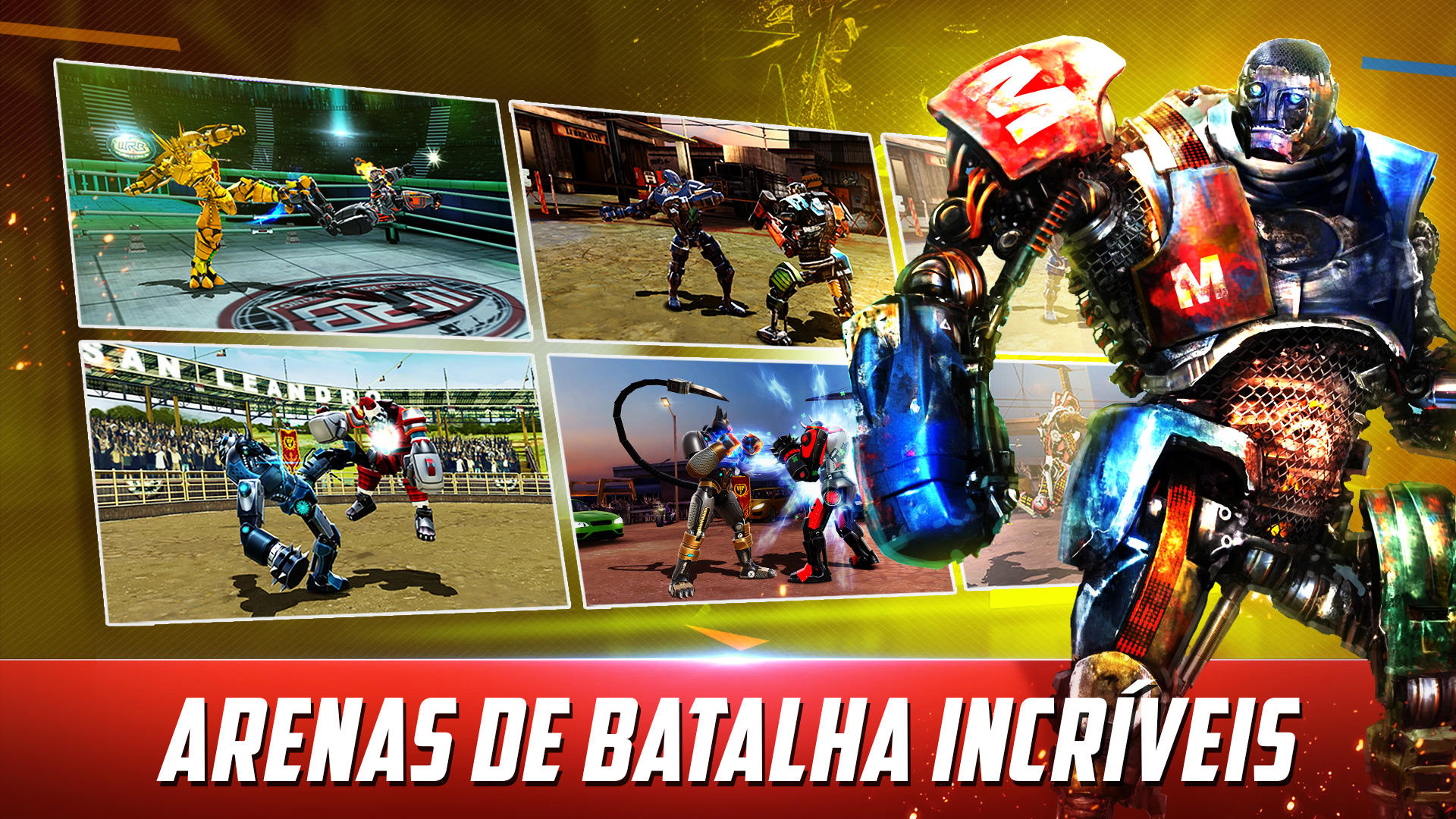 Captura de Tela do Jogo Real Steel World Robot Boxing