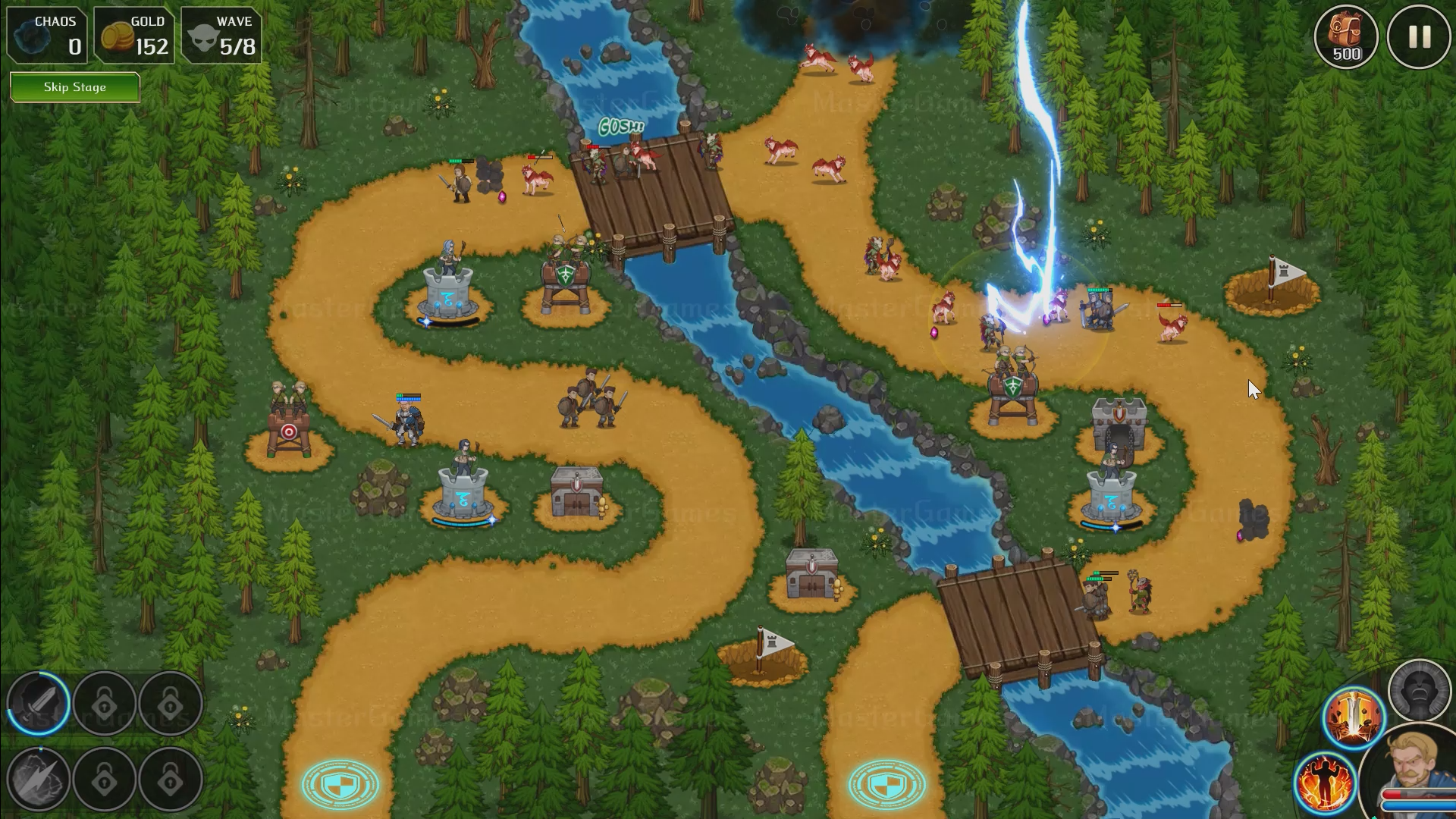 Screenshot of Chaos Rush : Tower Defense
