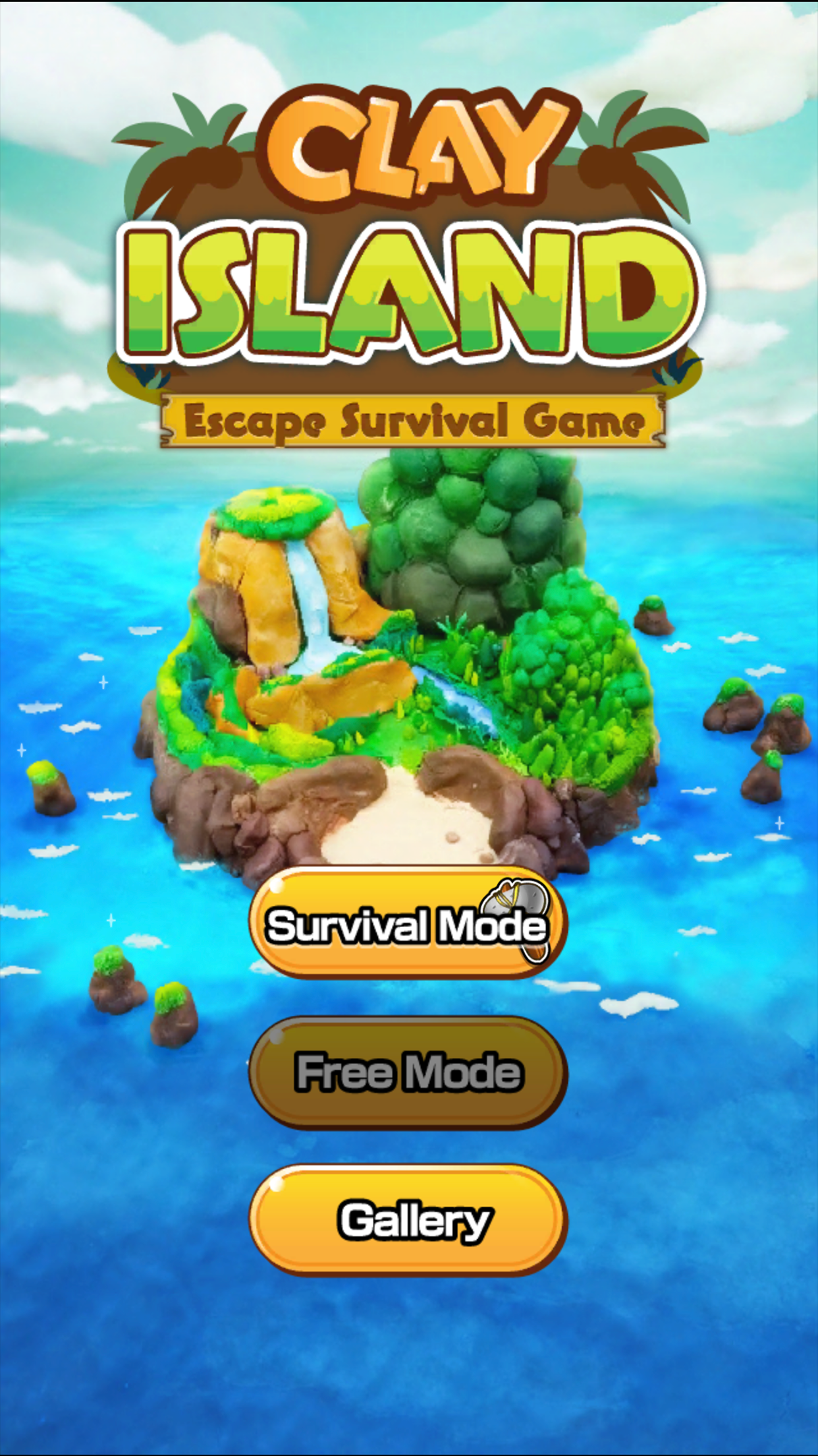 Screenshot 1 of Game bertahan hidup Clay Island 1.0.11