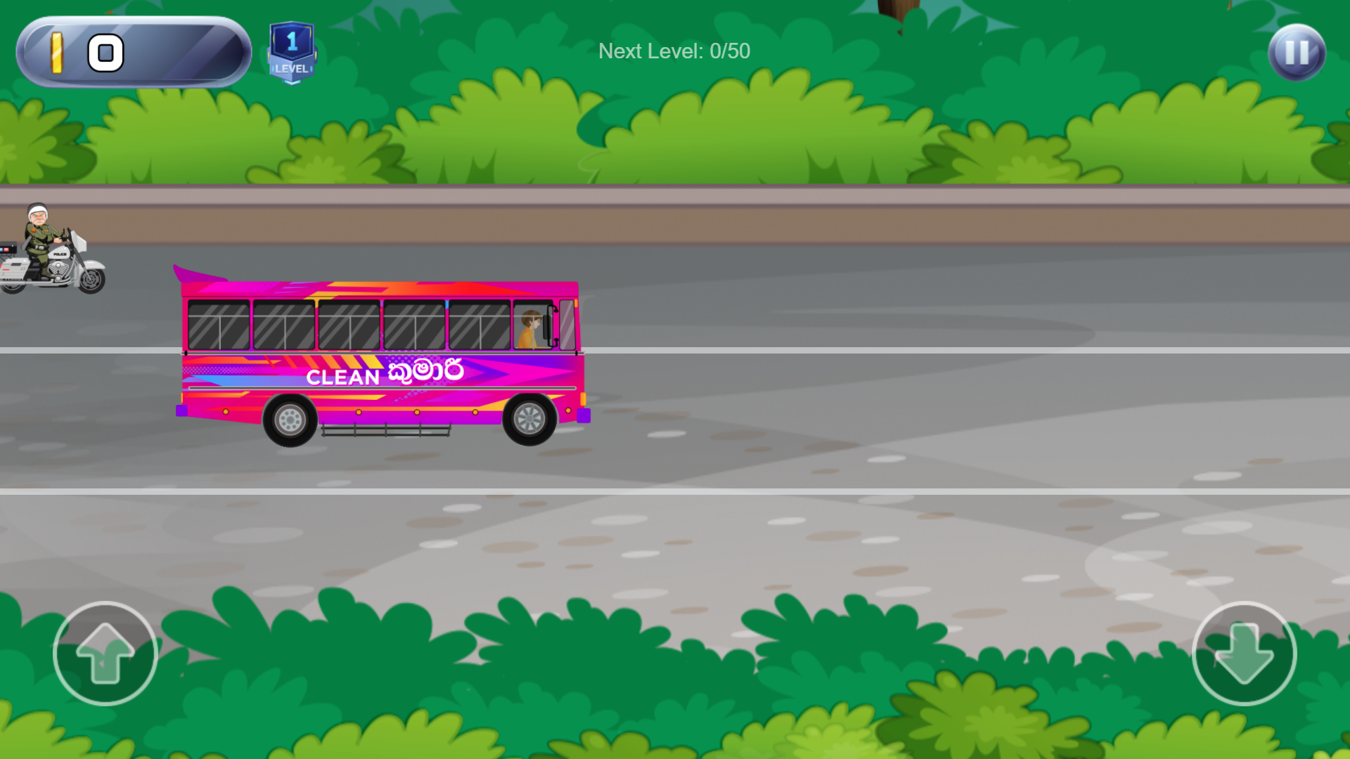 Clean Sri Lanka Traffic Game Game Screenshot