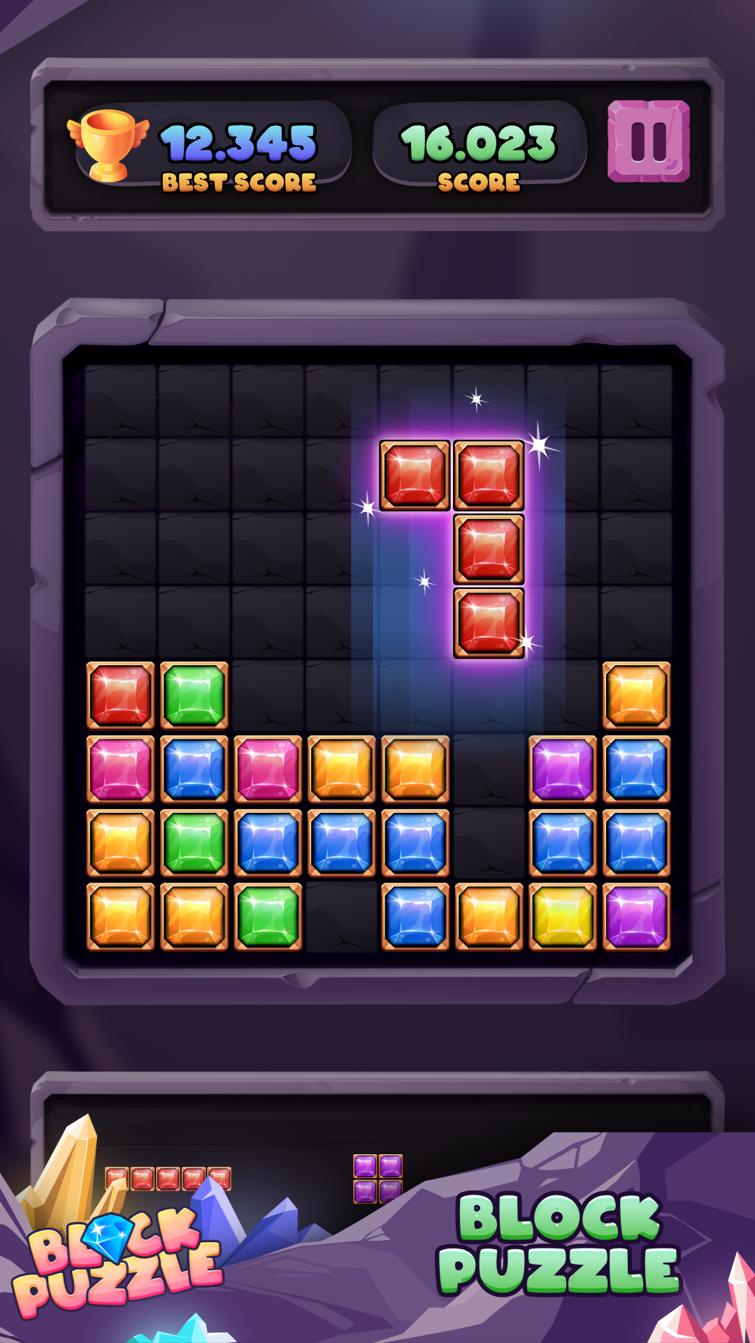 Block Puzzle - Block Jewel ภาพหน้าจอเกม