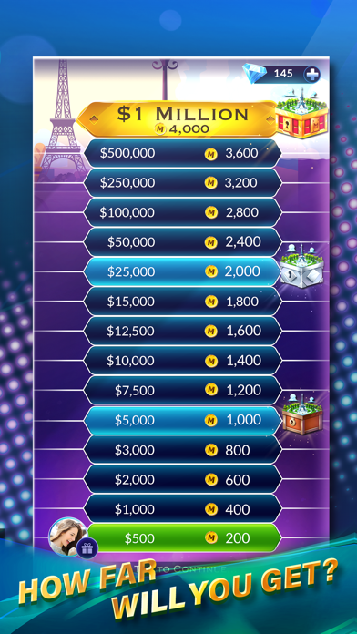 Who Wants to Be a Millionaire? Game Screenshot