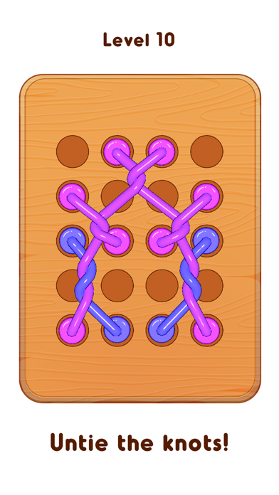 Woody Untangle Rope 3D Puzzle Game Screenshot