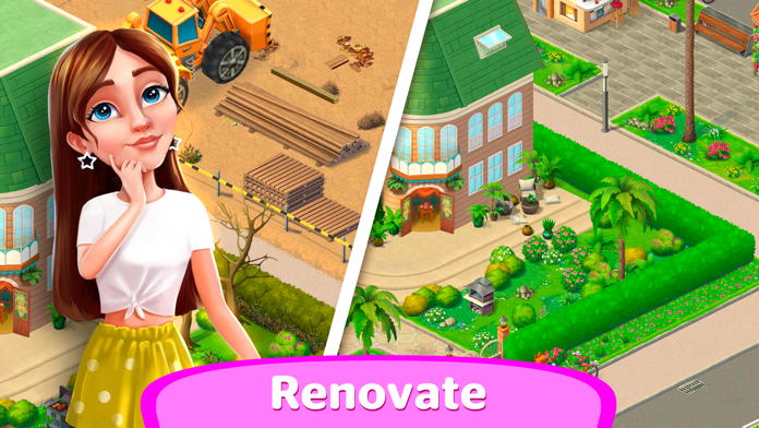 Resort Hotel: Bay Story Game Screenshot