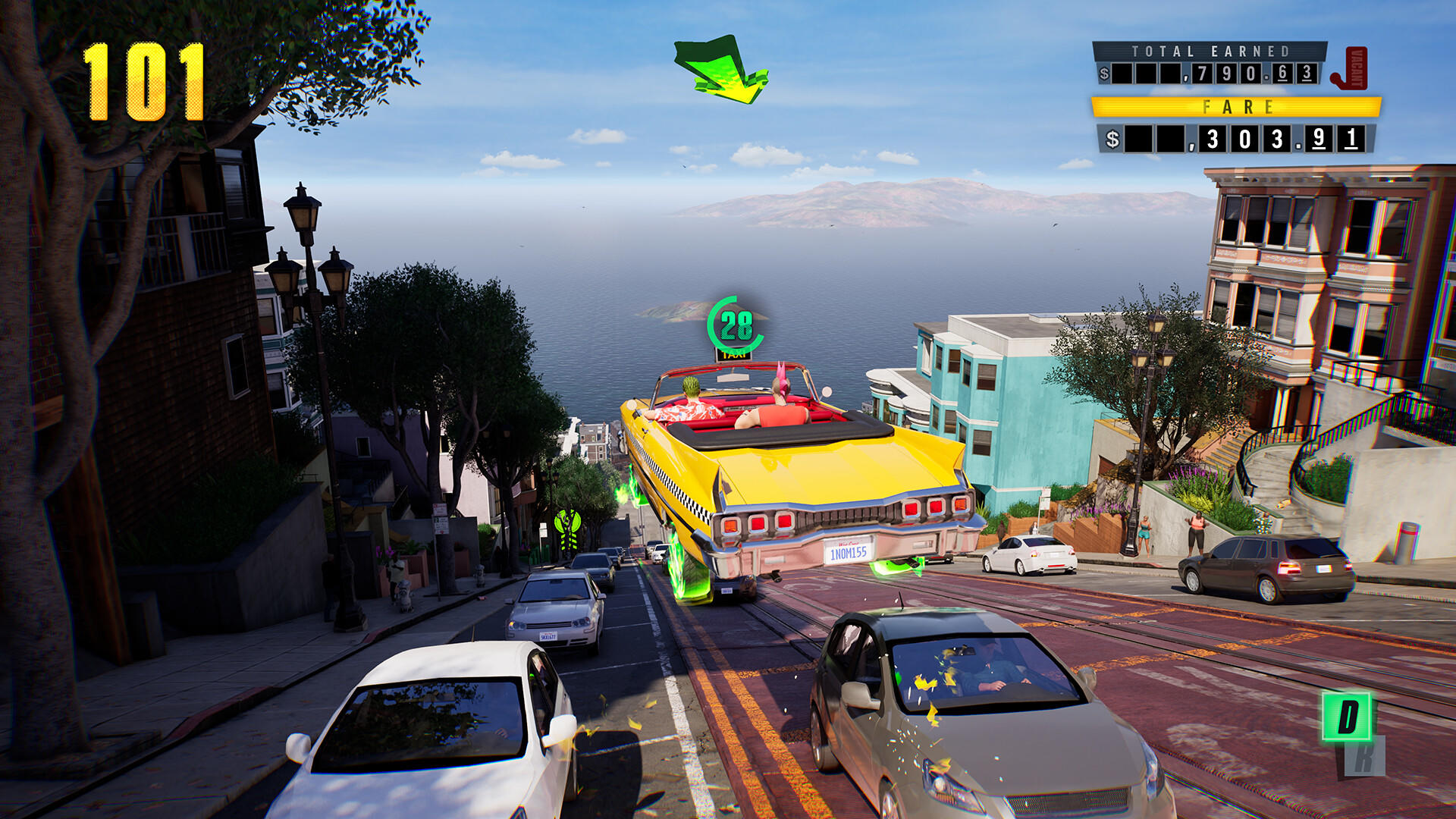 Crazy Taxi: World Tour Game Screenshot