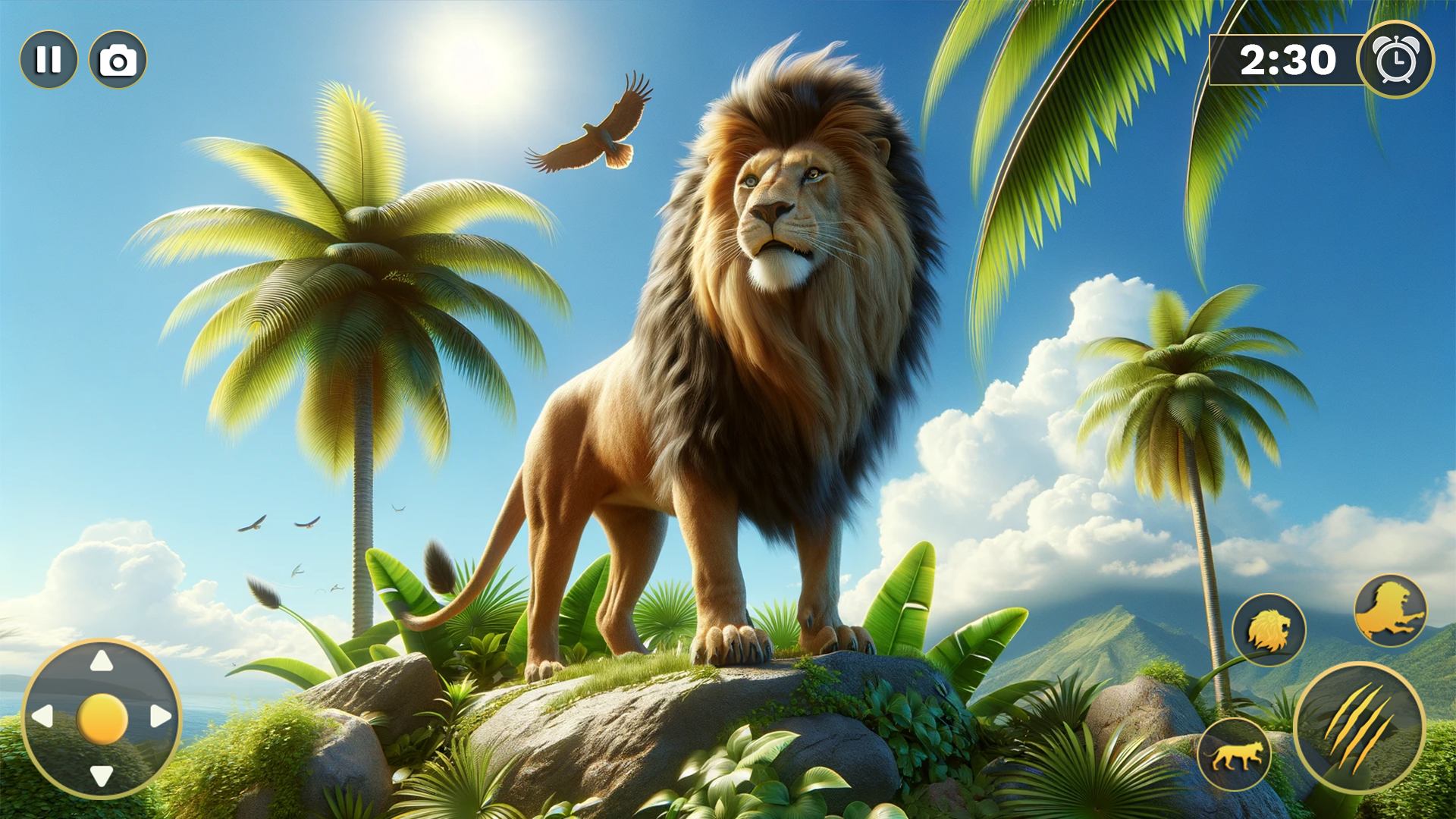 Lion Games 3D Animal Hunting Game Screenshot