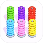 Hoop Stack - Color Puzzle Game