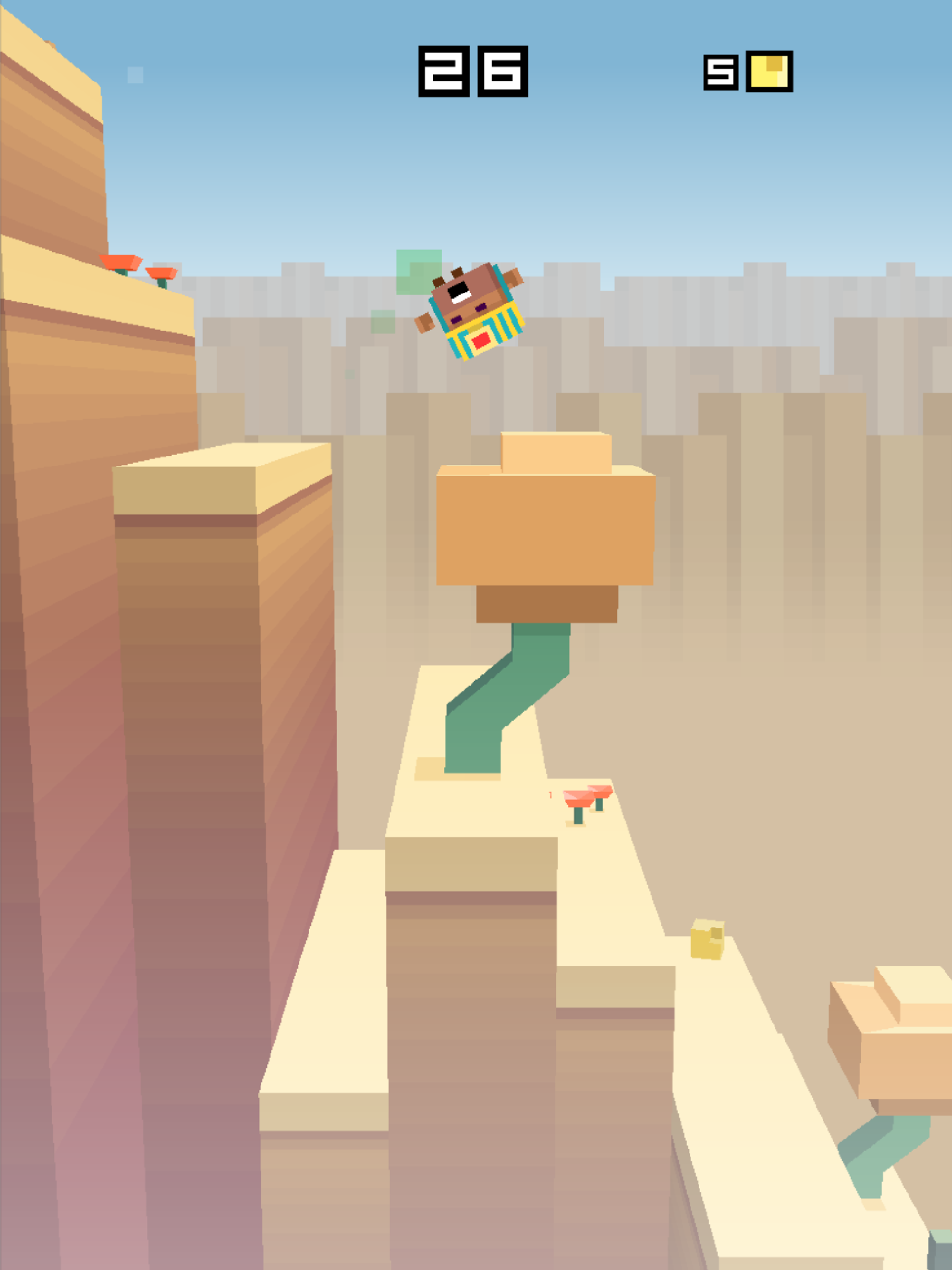 Captura de Tela do Jogo Jumpy Canyon