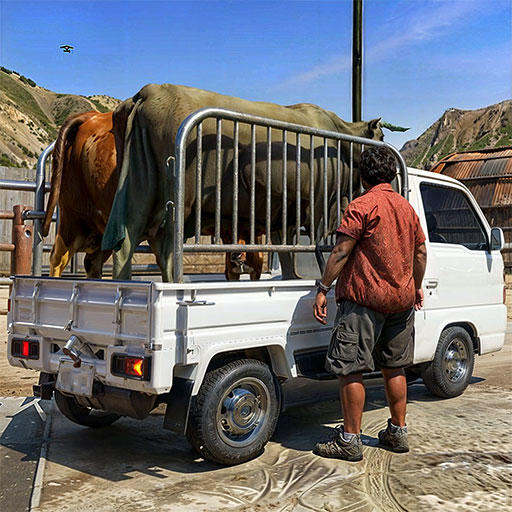 Animal Transport Truck Games Game Screenshot