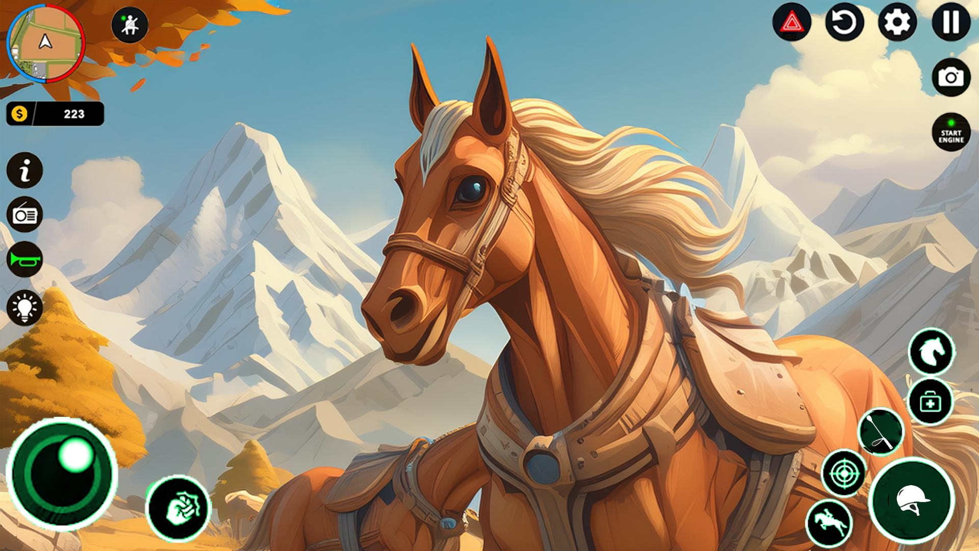 Virtual Horse Riding Farm 3d Game Screenshot