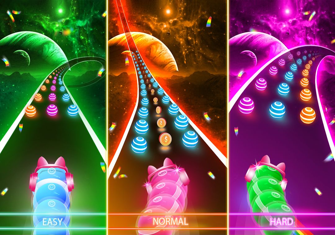 Screenshot of Dancing Snake: Colorful Balls