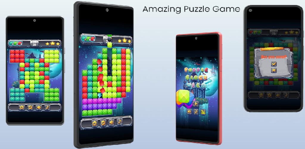 Screenshot of the video of Colored Puzzle Game