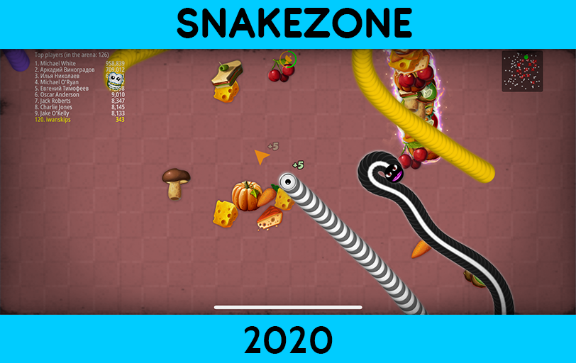 Screenshot 1 of Schlangenzone: snakezonaworm.io 1.0