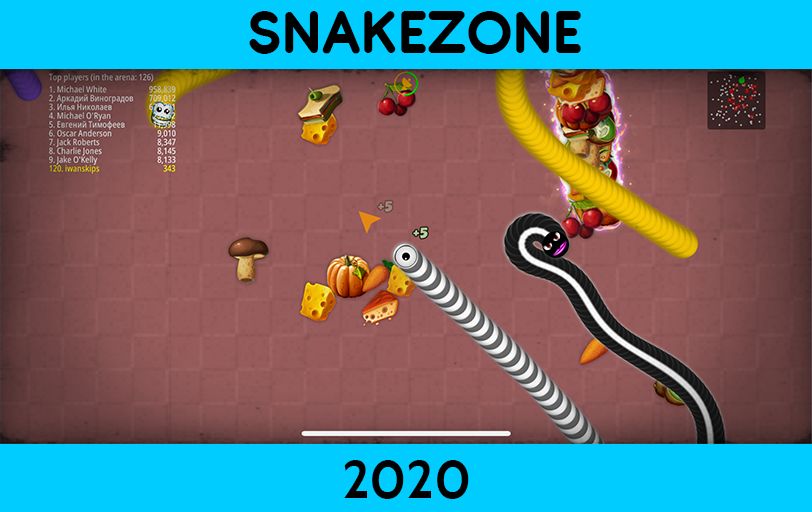 Snake zone : snakezonaworm.io 게임 스크린 샷