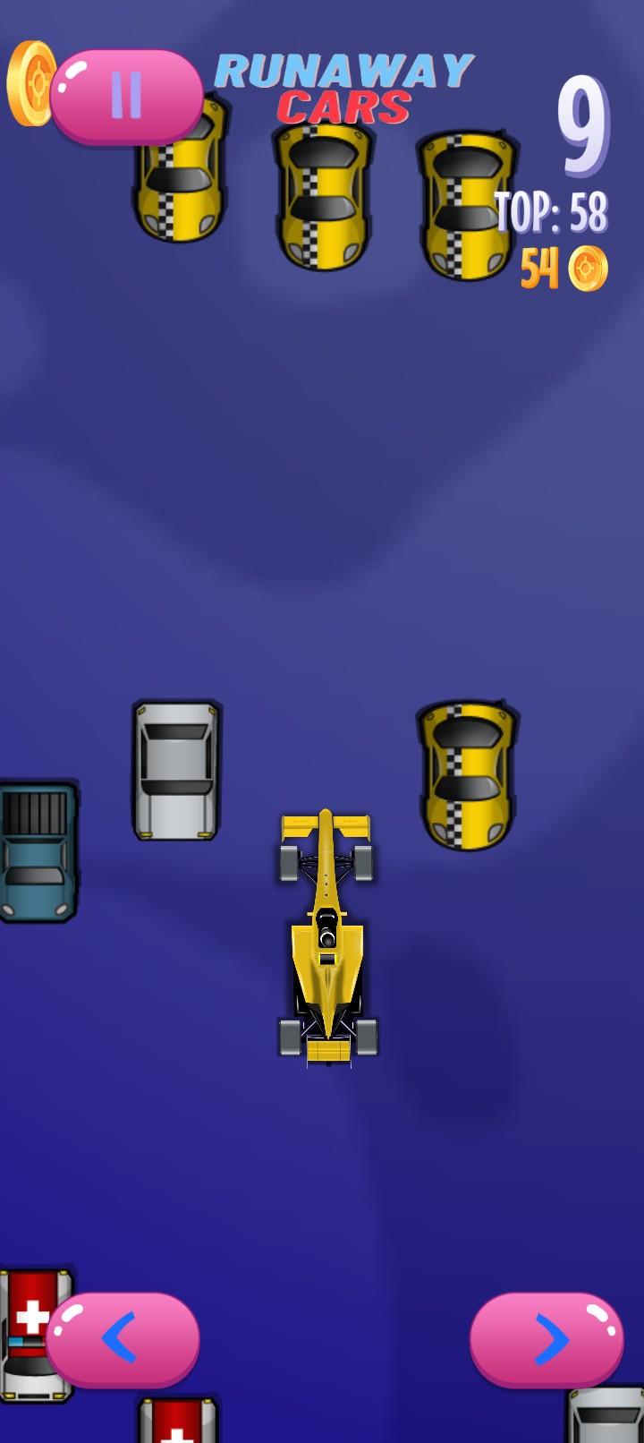 Runaway Cars 게임 스크린샷