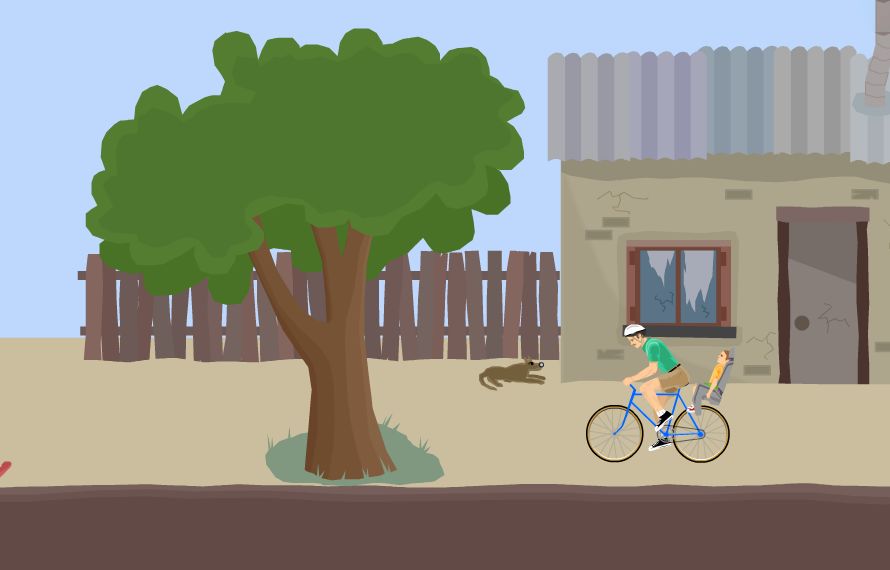 Screenshot of Happy Wheels