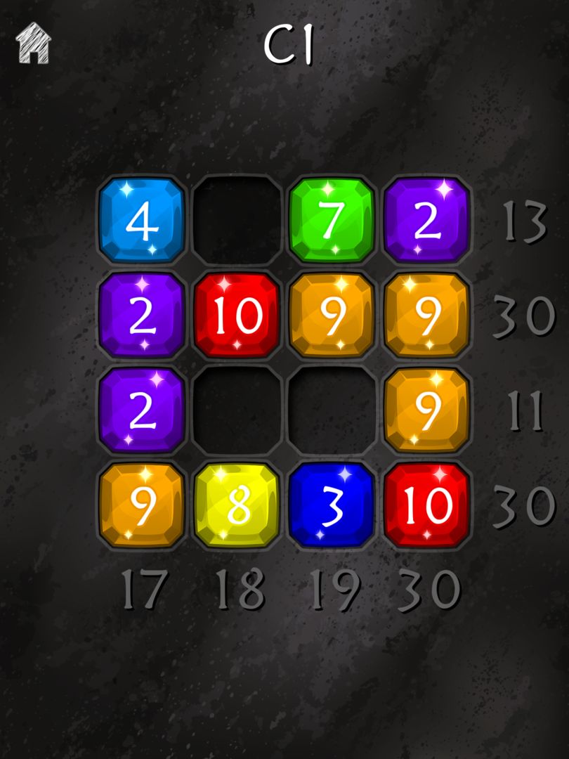 Screenshot of XXI: 21 Puzzle Game