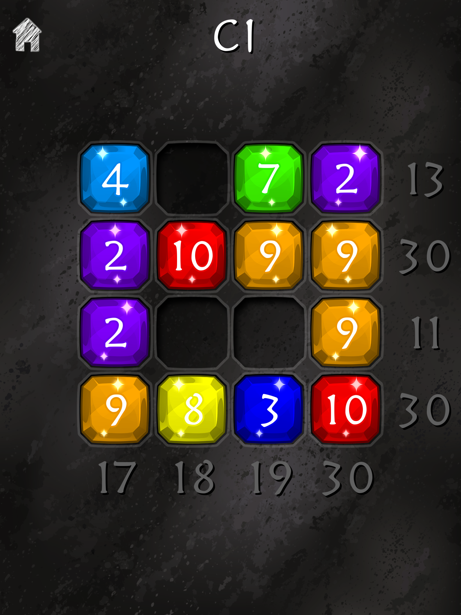 Cuplikan Layar Game XXI: 21 Puzzle Game