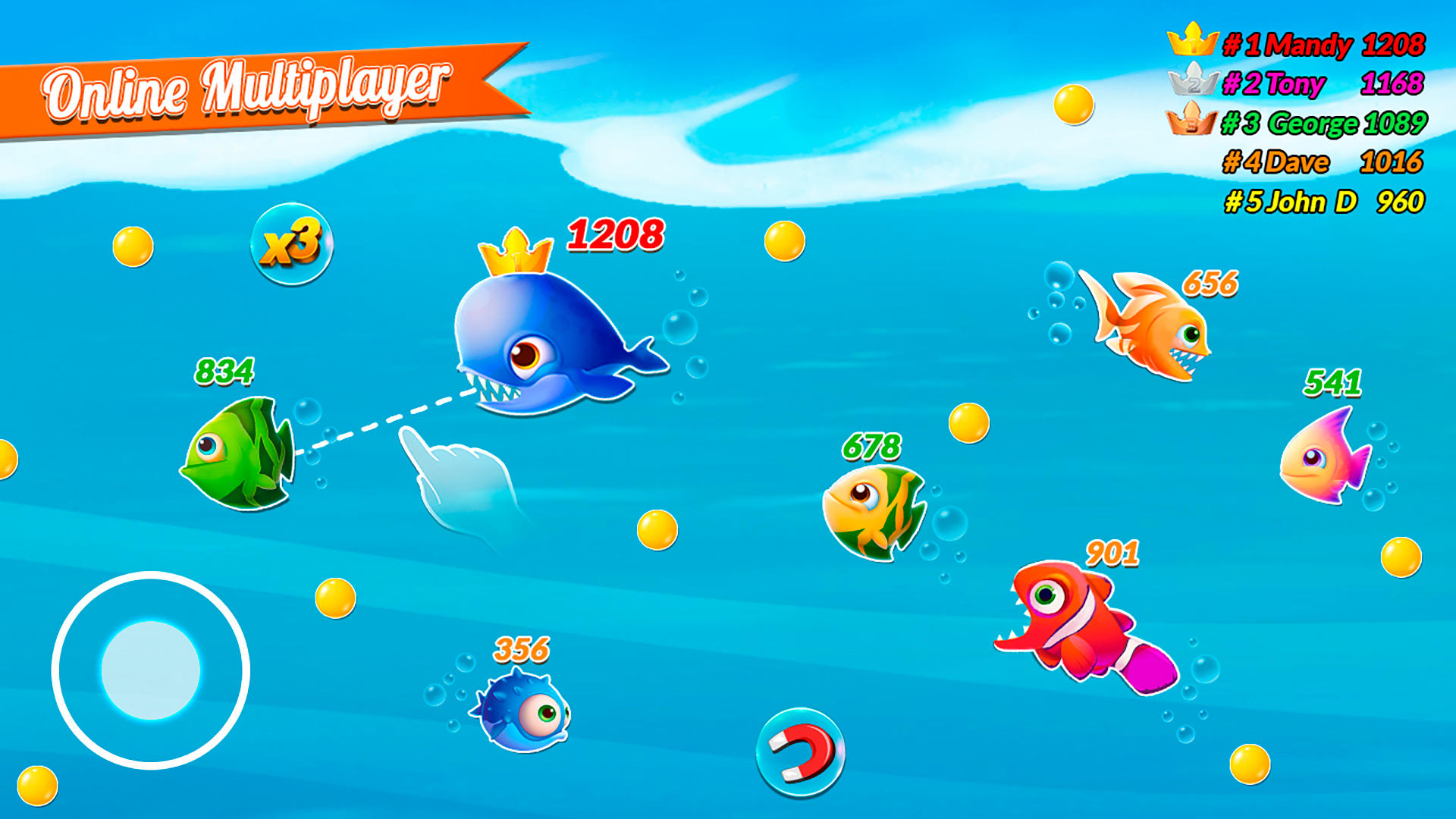 Fish.IO Fish Games Shark Games Game Screenshot