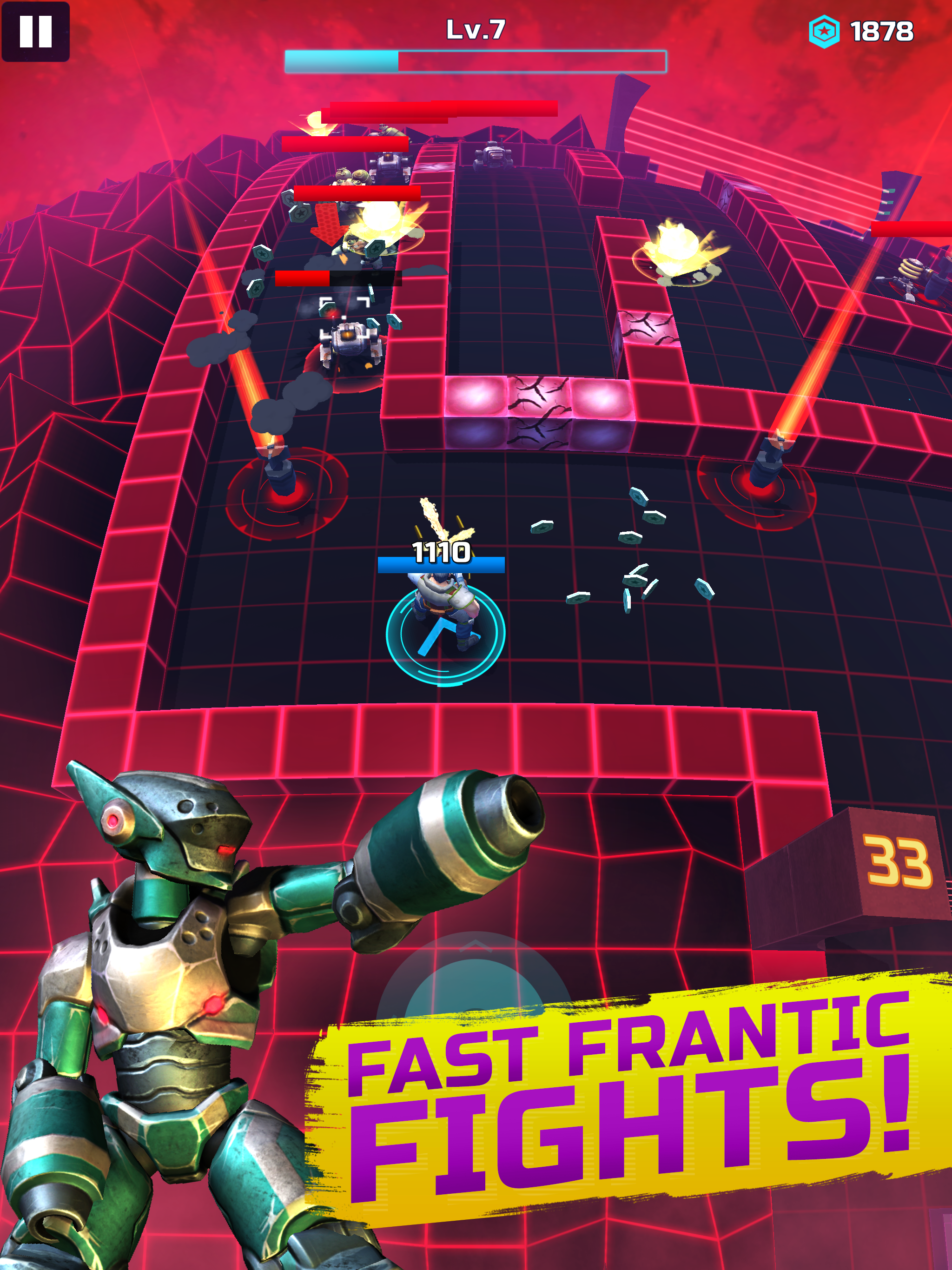 Captura de Tela do Jogo Cyberpunk Neon Soldier 2077