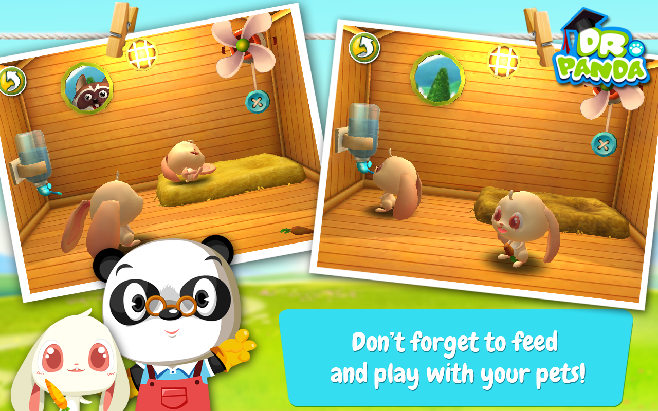 Dr. Panda Home Game Screenshot