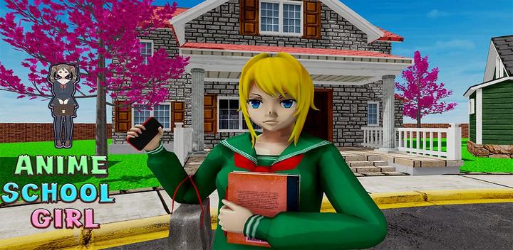 Banner of Anime School Girl: Yadenre School Life Simulation 1.0.6