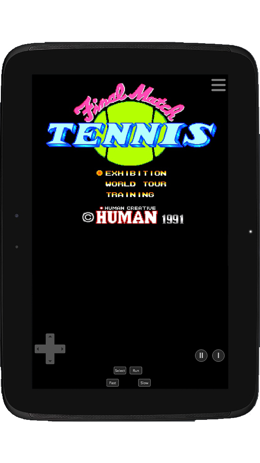 Final Match Tennis PCE Game Screenshot