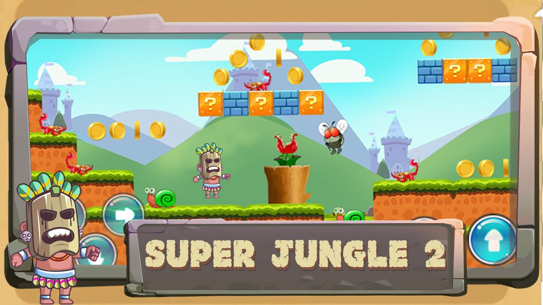 Super Jungle Adventure 2 - Jungle World Classic ภาพหน้าจอเกม