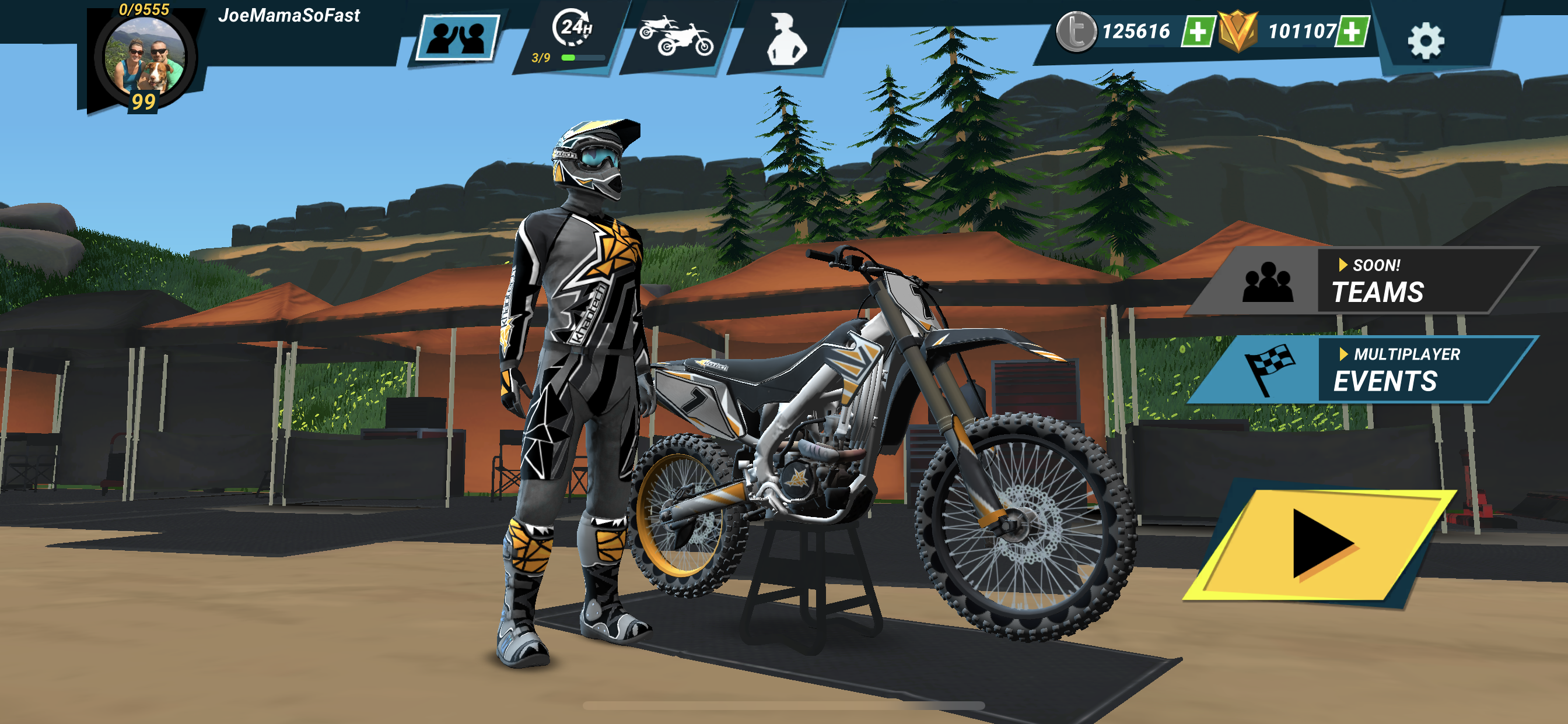 Скриншот игры Mad Skills Motocross 3