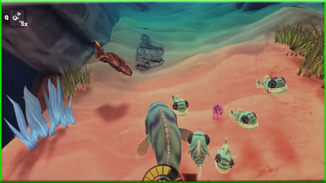 Screenshot of feed and grow fish Arcade