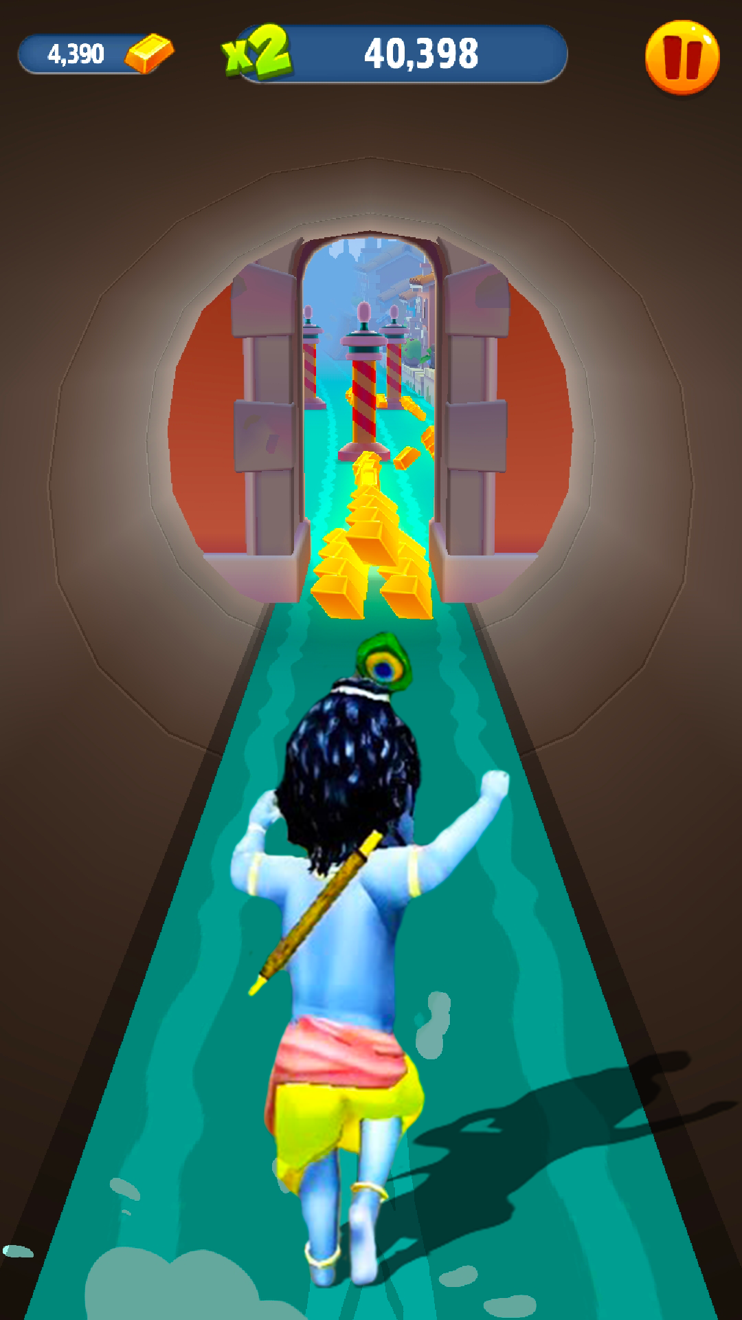 Screenshot of Krishna Little Superhero 3D