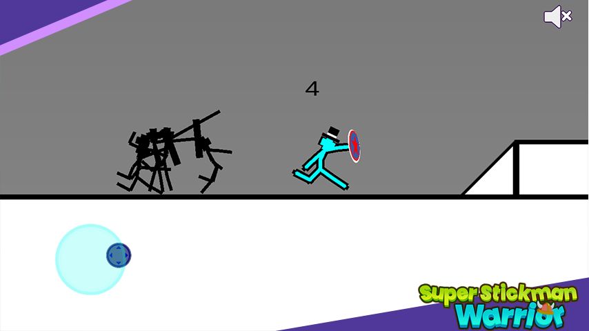 Super Stickman Warrior screenshot game