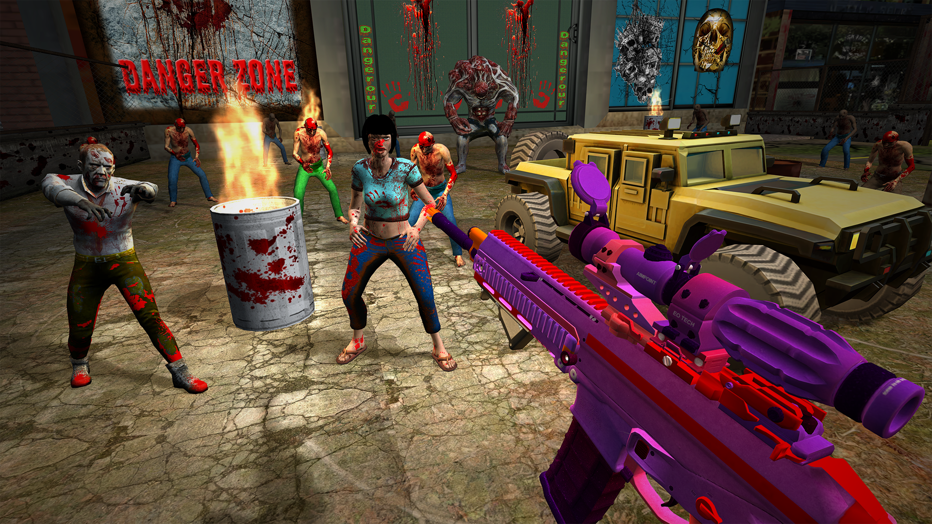 Zombie Games Dead Survival FPS ภาพหน้าจอเกม