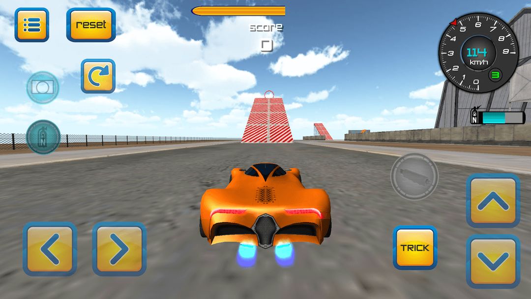 Screenshot of Industrial Area Car Jumping 3D