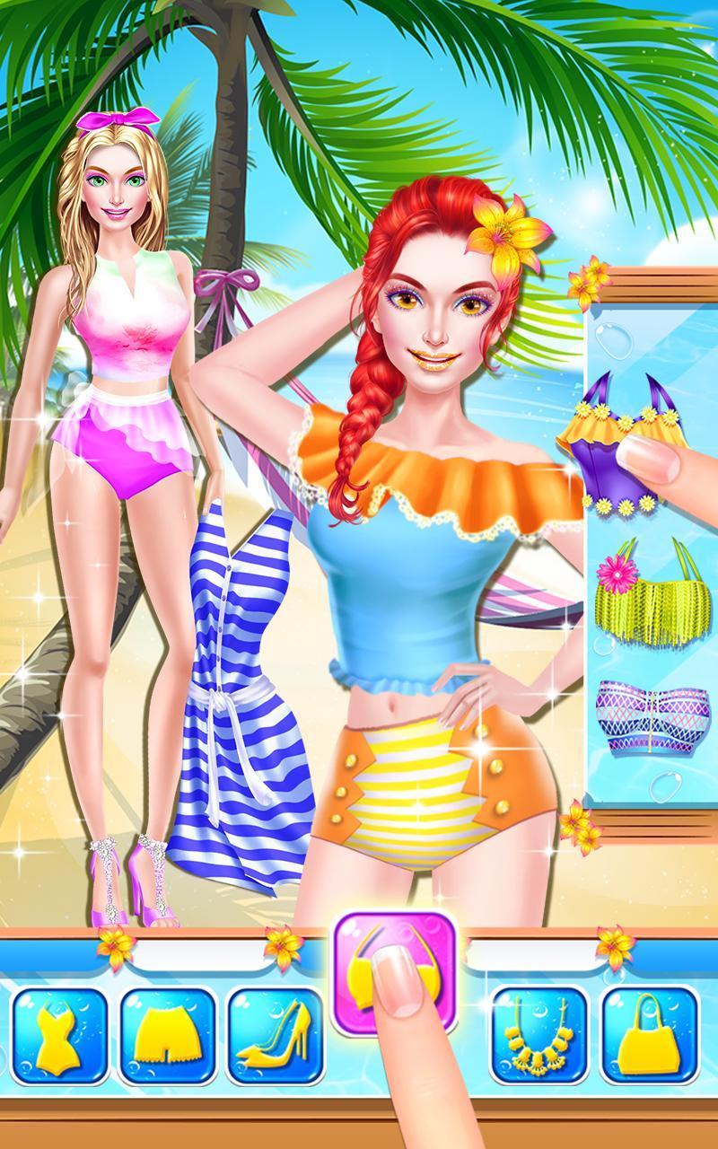 Summer Girl! Beach PARTY Salon 게임 스크린 샷