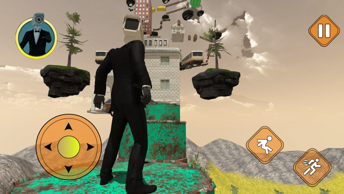 Rooftop climb game Game Screenshot